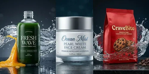 Photorealistic Product Ads generated by gemini-image