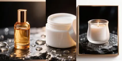 Premium Product Photography On Wet Stones generated by stable-diffusion