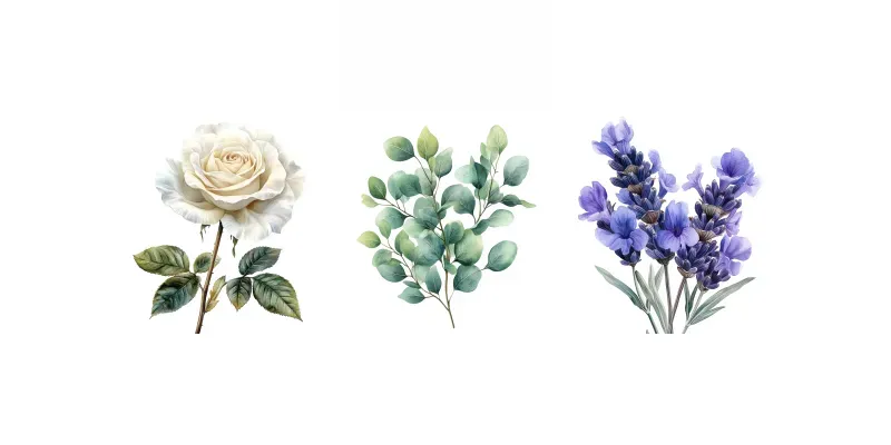 Watercolor Flowers Clipart Etsy generated by undefined