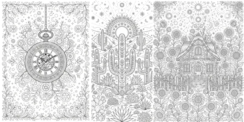 Mindful Folkart Colorings generated by undefined
