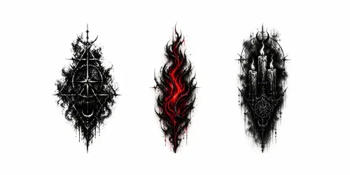Dark Gothic Tattoo Designs generated by chatgpt-image