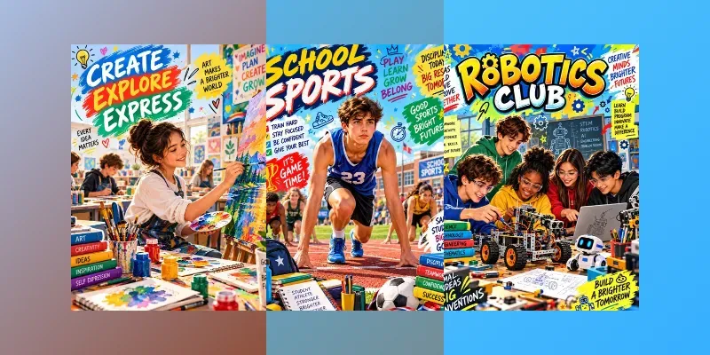 Colorful School Life Posters
