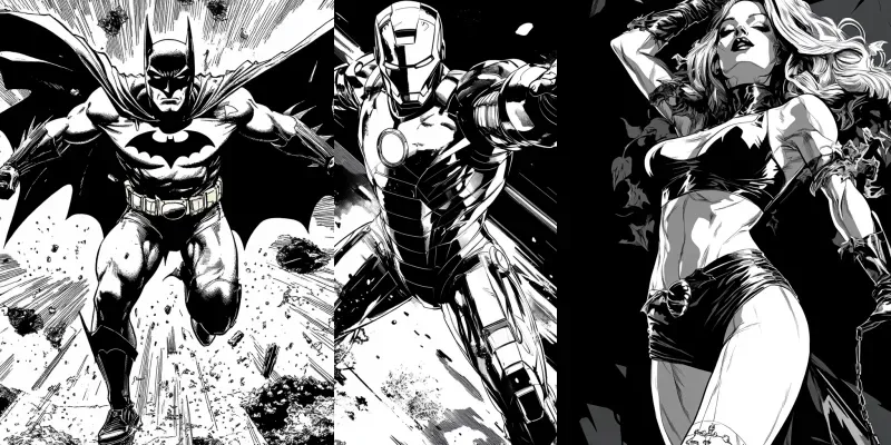 Comic Book Illustration 90s Comic Style generated by undefined