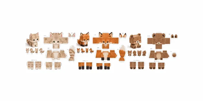Cube Papercraft Toys generated by undefined