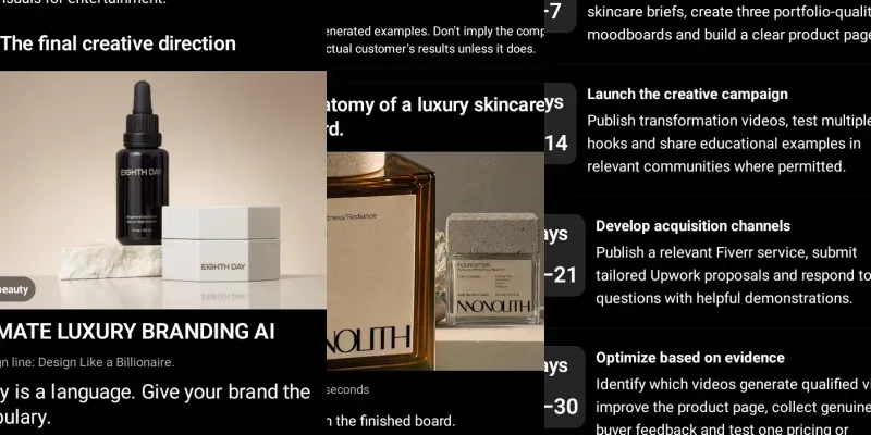 Luxury Brand Mood Boards