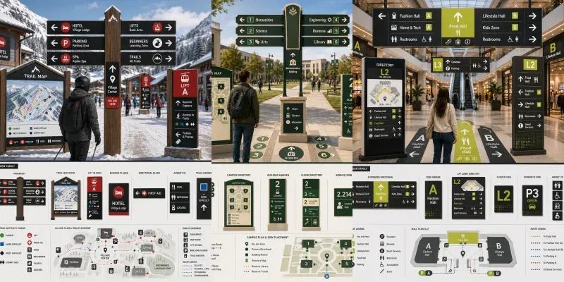 Wayfinding Signage System Generator generated by undefined