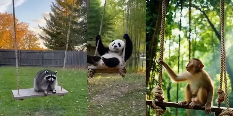 Animals On Swings Gone Wrong generated by undefined