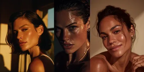 Photoreal Female Fashion Campaigns generated by midjourney