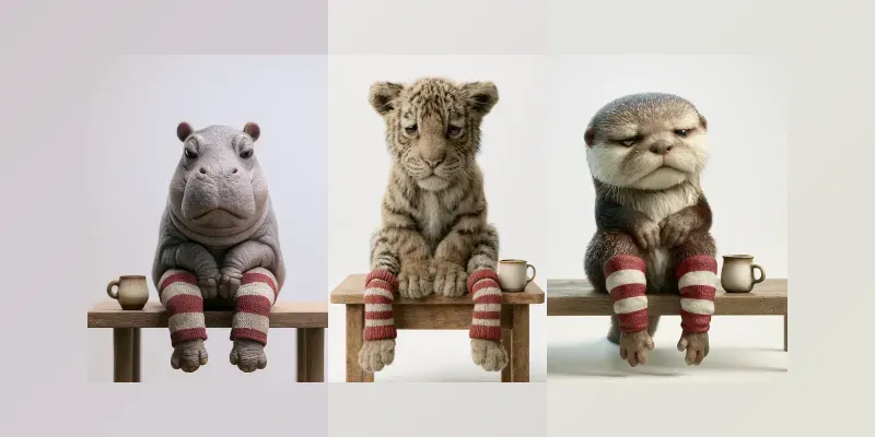 Cute 3d Baby Animal Art Prompt generated by undefined