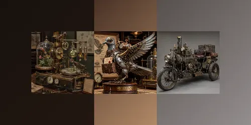 Retro Mechanical Artifacts generated by chatgpt-image