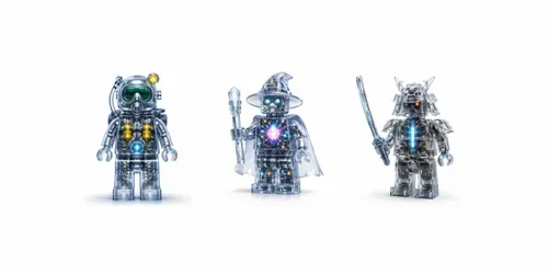 Xray Lego Character Series generated by chatgpt-image