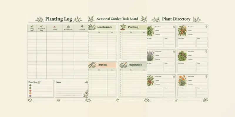 Gardening Zonebyzone Planner