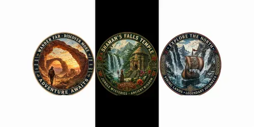 Adventure Badge Emblem Creators generated by chatgpt-image