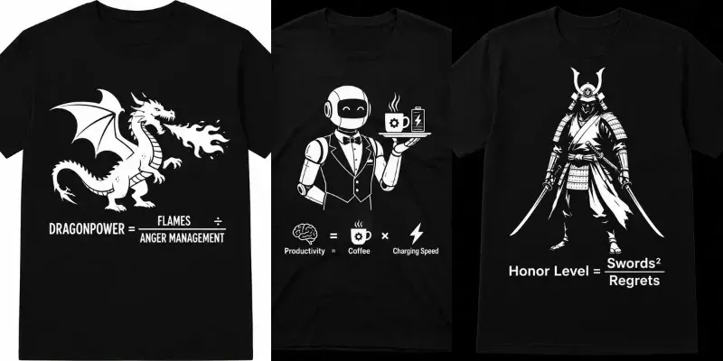 Funny Nerdy Equation Tshirts generated by undefined