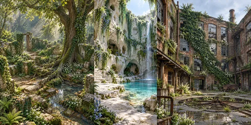 Secret Ivy Courtyard Worlds