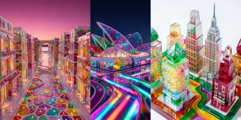 Jellycore Gem Cities generated by undefined