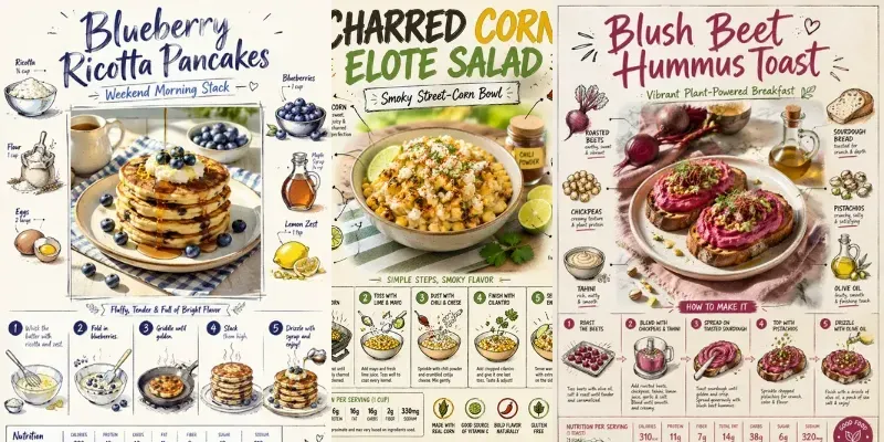 Sketchstyle Recipe Poster Generator generated by undefined