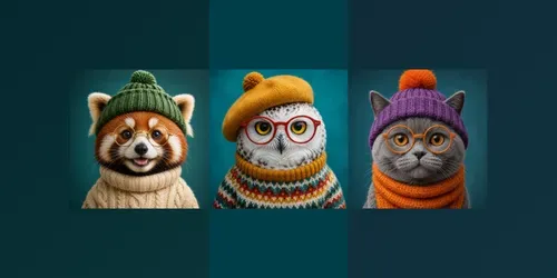Whimsical Cozy Character Portraits generated by chatgpt-image
