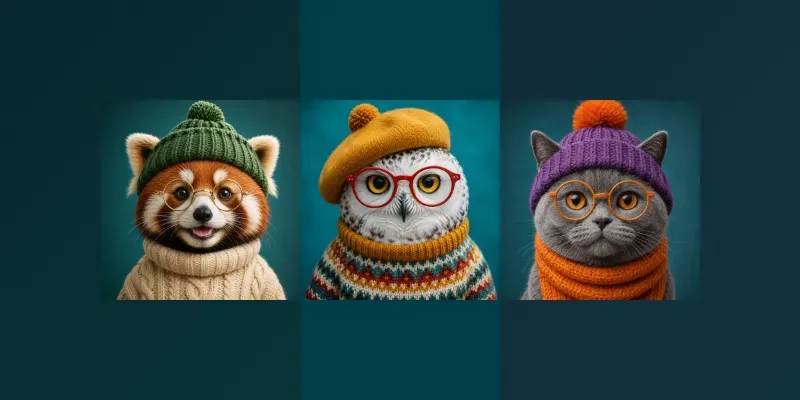 Whimsical Cozy Character Portraits generated by undefined