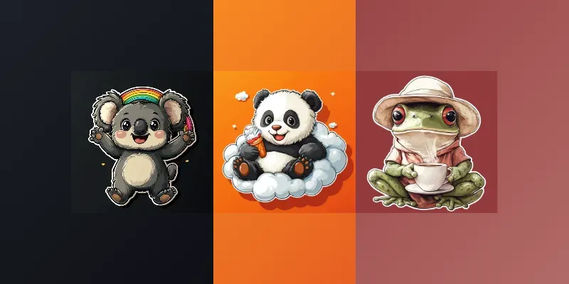Funny Stickers generated by undefined
