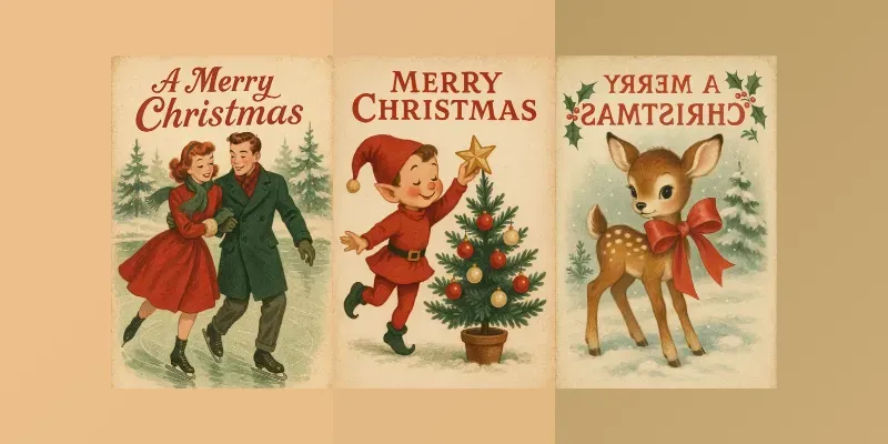Vintage Yuletide Card Creators generated by undefined