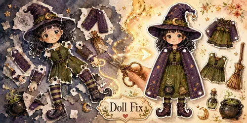 Printable Paper Doll Crafts generated by chatgpt-image