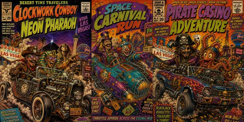 Psychedelic Roadtrip Comic Legends generated by undefined