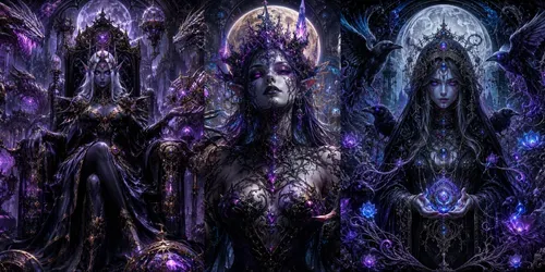 Dark Fantasy Neon Surrealisms generated by chatgpt-image