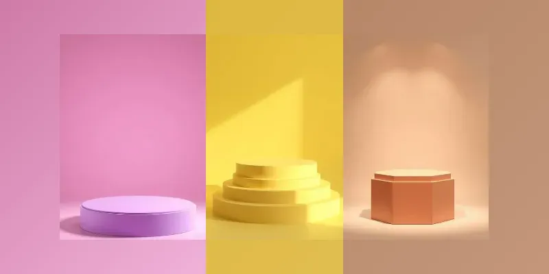 Pastel Podium Display Stands generated by undefined