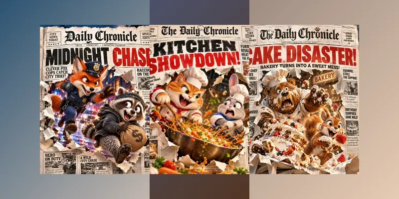 Funny Animal Newspaper Covers