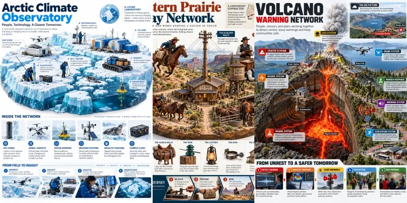 3D Infographic Ecosystem Explainers