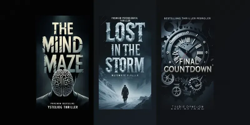 Book Cover Design Psychological Thrillers generated by undefined