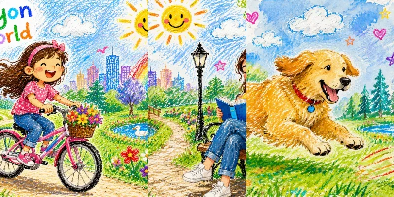 Crayon World Mixed Media Art Generator generated by undefined