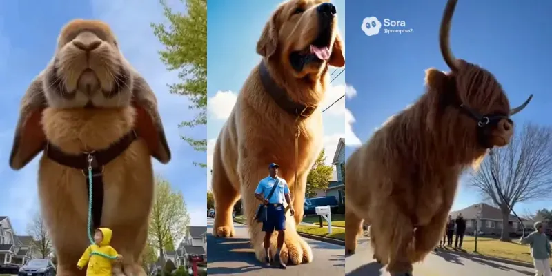 Giant Pet Suburban Paparazzi Parades generated by undefined