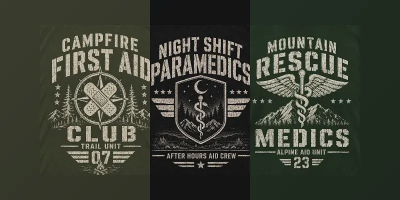 Vintage Field Medic Tshirt Designs generated by undefined