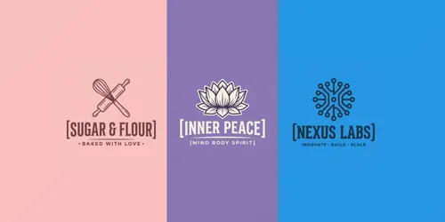 Pro Logo Badge Designs generated by gemini-image