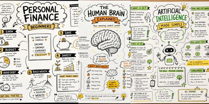 Handdrawn Sketchnote Creators generated by undefined