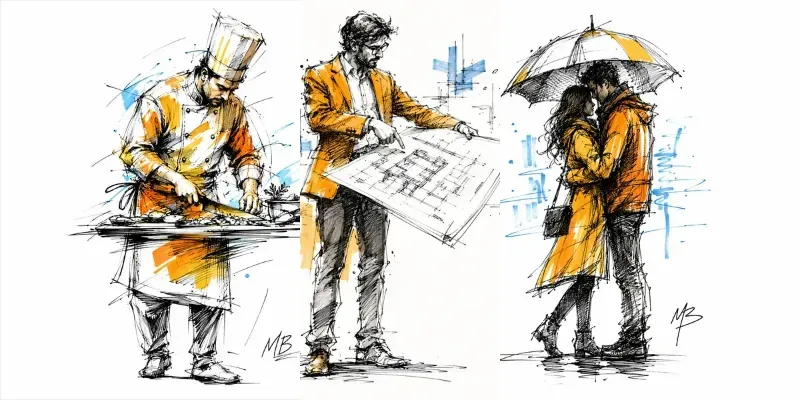 Abstract Kinetic Ink Sketches generated by undefined