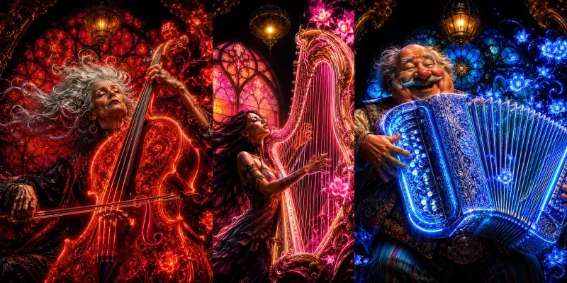 Neon Soul Musicians generated by undefined
