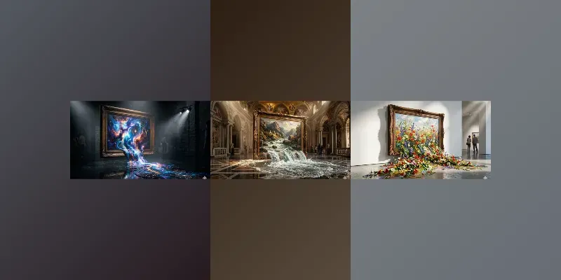 Immersive Museum Art Poster Graphics generated by undefined