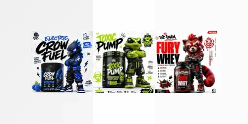 Urban Mascot Supplement Ad Generator generated by chatgpt-image
