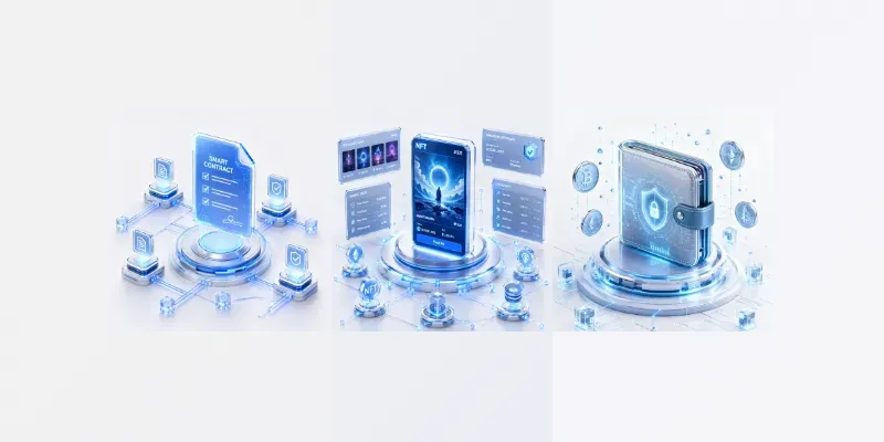 Futuristic Crypto Asset Icon Studios generated by undefined