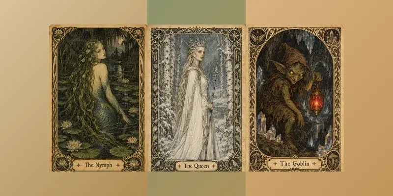 Vintage Fairy Tale Tarot Illustrations