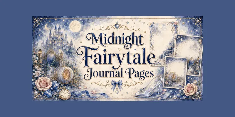 Midnight Fairytale Journal Pages generated by undefined