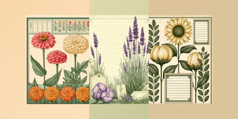 Vintage Seed Catalog Pages generated by undefined