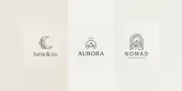 Aesthetic Minimalist Logo Generator gemini-image prompt mini thumbnail
