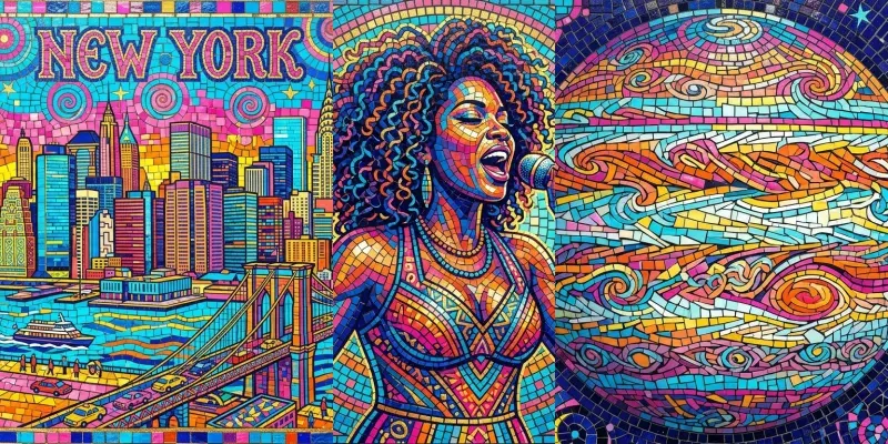 Vibrant Pop Byzantine Mosaic Makers generated by undefined