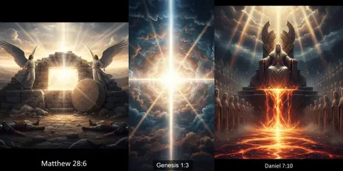 Divine Vision Cinematic Bible Verses generated by gemini-image