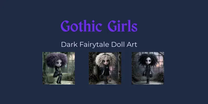 Gothic Girls Art generated by undefined