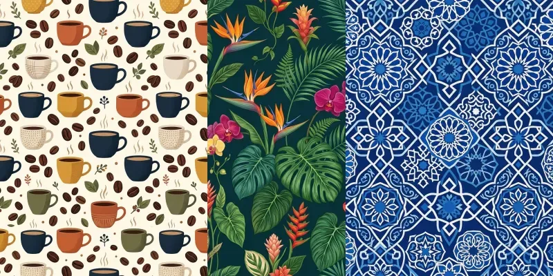 Seamless Decorative Pattern Generator generated by undefined